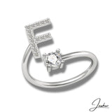 Bague ajustable | Initiale Bagues Jawhar.fr F Ajustable 