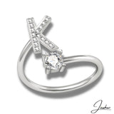 Bague ajustable | Initiale Bagues Jawhar.fr K Ajustable 